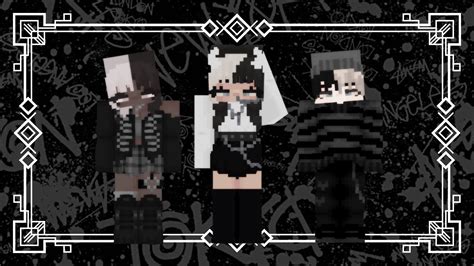 View, comment, download and edit goth girl Minecraft skins. . Goth girl minecraft skin